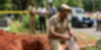 ശ്മശാനത്തിൽ നിന്ന് മണ്ണുമാന്തി മൃതദേഹം പുറത്തെടുത്ത് സ്വർണം കവർന്നു ; കോയമ്പത്തൂരിൽ മൂന്നുപേർ അറസ്റ്റിൽ