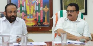 ഗുരുവായൂരപ്പന്റെ ഒരു തുണ്ട് ഭൂമി പോലും നഷ്ടപ്പെടുത്താന് അനുവദിക്കില്ല , ദര്ശനത്തിന് വിര്ച്വല് ക്യൂ ഉടന് : കെ മുരളീധരന്