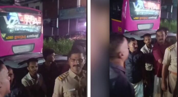 കോട്ടയം ഈരാറ്റുപേട്ടയിൽ വീണ്ടും റോബിൻ ബസ് തടഞ്ഞ് എംവിഡി കോട്ടയം ഈരാറ്റുപേട്ടയിൽ വീണ്ടും റോബിൻ ബസ് തടഞ്ഞ് എംവിഡി