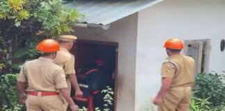 വീടിനുള്ളിൽ ഗ്യാസ് സിലിണ്ടർ തുറന്നുവിട്ട് യുവാവിന്റെ പരാക്രമം