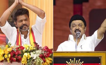 വിജയിയുടെ സിനിമാ സ്റ്റൈൽ പ്രസംഗത്തെ വിമർശിച്ച് എം.കെ. സ്റ്റാലിൻ