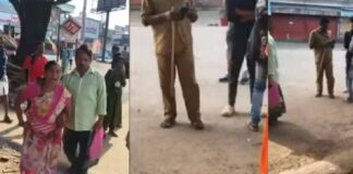 ഭിക്ഷാടനത്തിനെത്തിയ സ്ത്രീയെ വടികൊണ്ട് അടിച്ച് ഓടിച്ചു ; കെഎസ്ആർടിസി ജീവനക്കാരനെതിരെ പരാതി