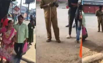 ഭിക്ഷാടനത്തിനെത്തിയ സ്ത്രീയെ വടികൊണ്ട് അടിച്ച് ഓടിച്ചു ; കെഎസ്ആർടിസി ജീവനക്കാരനെതിരെ പരാതി