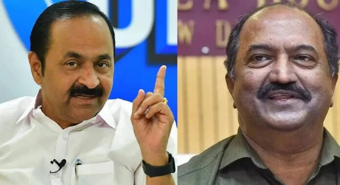 വിഡി സതീശനെതിരെ കെഎൻ ബാലഗോപാൽ വിഡി സതീശനെതിരെ കെഎൻ ബാലഗോപാൽ