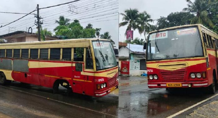 യാത്രയ്ക്കിടെ കെഎസ്ആര്ടിസി ബസിന്റെ ടയര് ഊരി തെറിച്ചു യാത്രയ്ക്കിടെ കെഎസ്ആര്ടിസി ബസിന്റെ ടയര് ഊരി തെറിച്ചു
