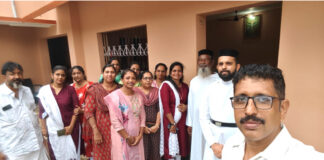 കാൽവരി അഭയഭവനം സന്ദർശിച്ച് കാരക്കാട് സെന്റ് ഡൈനിഷ്യസ് ഓർത്തഡോക്സ് ഫെലോഷിപ്പ്
