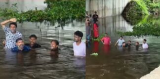 ആലപ്പുഴ ചേര്ത്തലയില് വെള്ളത്തില് കിടന്ന് നാട്ടുകാരുടെ പ്രതിഷേധം