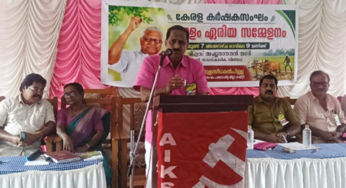 വന്യജീവി ആക്രമണങ്ങളില് നിന്നും കാര്ഷിക വിളകള് സംരക്ഷിക്കാന് നടപടി സ്വീകരിക്കണം ; കേരള കർഷക സംഘം വന്യജീവി ആക്രമണങ്ങളില് നിന്നും കാര്ഷിക വിളകള് സംരക്ഷിക്കാന് നടപടി സ്വീകരിക്കണം ; കേരള കർഷക സംഘം