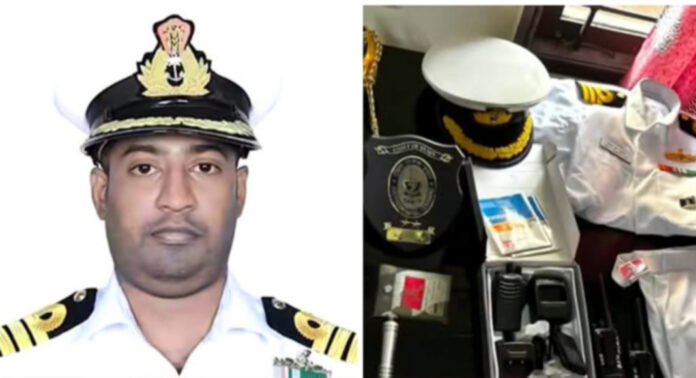നാവികസേനാ കമാൻഡർ ചമഞ്ഞ് ലക്ഷങ്ങളുടെ ജോലി തട്ടിപ്പ് ; അടൂര് സ്വദേശി ബിമൽ എസ്. നമ്പൂതിരി കൊച്ചിയിൽ പിടിയിൽ നാവികസേനാ കമാൻഡർ ചമഞ്ഞ് ലക്ഷങ്ങളുടെ ജോലി തട്ടിപ്പ് ; അടൂര് സ്വദേശി ബിമൽ എസ്. നമ്പൂതിരി കൊച്ചിയിൽ പിടിയിൽ