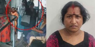 സ്വകാര്യ ബസിൽ പട്ടാപ്പകൽ മോഷണം നടത്തിയ കേസിൽ യുവതി അറസ്റ്റിൽ