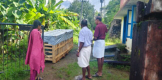 ഓമല്ലൂര് പഞ്ചായത്തിലെ കുടിവെള്ളപ്രശ്നത്തിന് പരിഹാരമാകുന്നു; പമ്പ് ഹൗസില് ആദ്യ ബൂസ്റ്റര് പമ്പ് എത്തിച്ചു