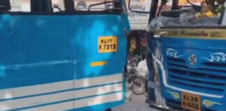 പന്തളത്ത് സ്വകാര്യ ബസുകളുടെ മത്സരയോട്ടം ; ജീവനക്കാര് തമ്മില് സംഘര്ഷം പതിവാകുന്നു
