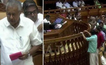 സർക്കാരിനെതിരെ ഗുരുതര അഴിമതി ആരോപണമുയർത്തി പ്രതിപക്ഷ നേതാവ് ; മദ്യത്തിന്റെ നികുതിയിളവിൽ സഭയിൽ ബഹളം
