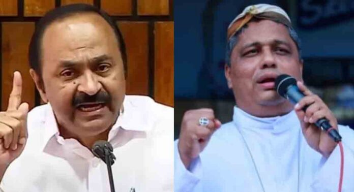 വീര്യം കുറഞ്ഞ മദ്യത്തിൽ സർക്കാറിനെതിരെ സിറോ മലബാർ സഭയും രംഗത്ത് ; ലഹരി വ്യാപിപ്പിക്കാനുള്ള നയം സ്വീകാര്യമല്ലെന്ന് പാംപ്ലാനി വീര്യം കുറഞ്ഞ മദ്യത്തിൽ സർക്കാറിനെതിരെ സിറോ മലബാർ സഭയും രംഗത്ത് ; ലഹരി വ്യാപിപ്പിക്കാനുള്ള നയം സ്വീകാര്യമല്ലെന്ന് പാംപ്ലാനി