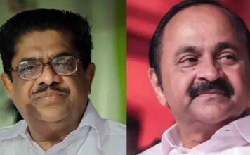മുഖ്യമന്ത്രിക്ക് കത്തുമായി വി.എം. സുധീരൻ