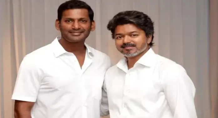 “പദവികൾ മാറിയാലും വിജയ് എനിക്ക് ഡാർലിങ് തന്നെ”; മുഖ്യമന്ത്രിയെ നേരിൽക്കണ്ട് ആശംസകളുമായി വിശാൽ “പദവികൾ മാറിയാലും വിജയ് എനിക്ക് ഡാർലിങ് തന്നെ”; മുഖ്യമന്ത്രിയെ നേരിൽക്കണ്ട് ആശംസകളുമായി വിശാൽ