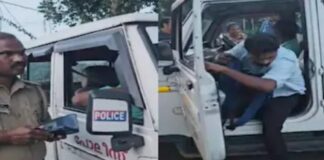 പോലീസ് ജീപ്പിൽ മദ്യപിച്ച് ഡ്രൈവിങ് ; പത്തനംതിട്ടയിൽ ഡാൻസാഫ് ഉദ്യോഗസ്ഥരെ നാട്ടുകാർ തടഞ്ഞു