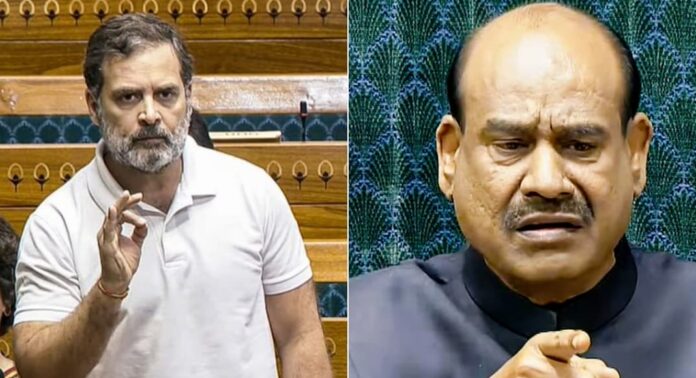 രാഹുൽ ഗാന്ധിയുടെ വിവാദ പരാമർശങ്ങൾ ലോക്സഭ രേഖകളിൽ നിന്ന് നീക്കി സ്പീക്കര് രാഹുൽ ഗാന്ധിയുടെ വിവാദ പരാമർശങ്ങൾ ലോക്സഭ രേഖകളിൽ നിന്ന് നീക്കി സ്പീക്കര്