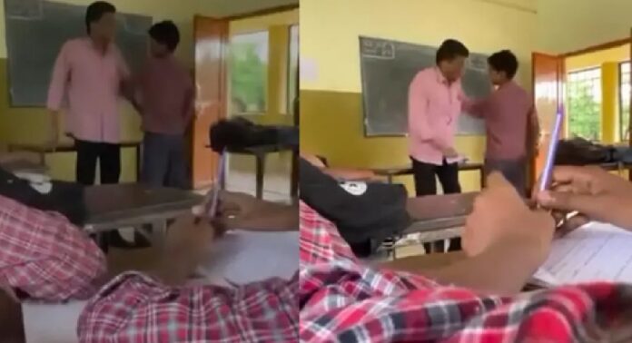 വിദ്യാർഥിയെ ക്ലാസ് മുറിയിലിട്ട് പൊതിരെ തല്ലി അധ്യാപകൻ , സംഭവം തൃശൂർ വരവൂർ ഗവ. ഹയർ സെക്കൻഡറി സ്കൂളിൽ വിദ്യാർഥിയെ ക്ലാസ് മുറിയിലിട്ട് പൊതിരെ തല്ലി അധ്യാപകൻ , സംഭവം തൃശൂർ വരവൂർ ഗവ. ഹയർ സെക്കൻഡറി സ്കൂളിൽ