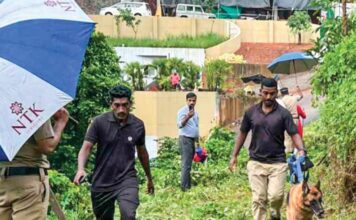 മഞ്ചേരി മാലാംകുളത്ത് കാട് വെട്ടിത്തെളിക്കുന്നതിനിടെ തലയോട്ടി കണ്ടെത്തി