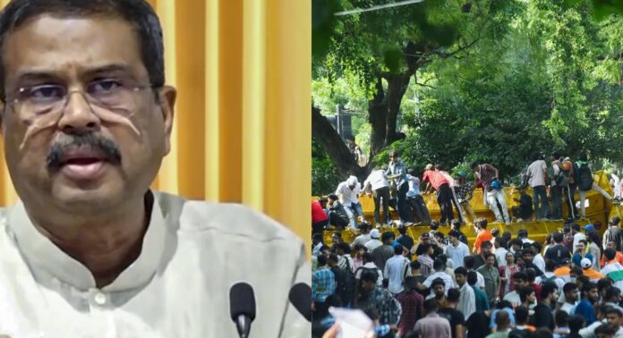 പ്രതിഷേധം ഫലം കണ്ടു ; ധർമേന്ദ്ര പ്രധാൻ രാജിവെച്ചു പ്രതിഷേധം ഫലം കണ്ടു ; ധർമേന്ദ്ര പ്രധാൻ രാജിവെച്ചു