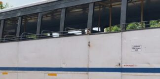 പ്രിയദർശിനിയിൽ നിന്നും തെറിച്ച് വീണ് വിദ്യാർത്ഥിനിക്ക പരിക്ക്