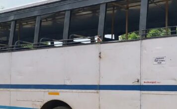 പ്രിയദർശിനിയിൽ നിന്നും തെറിച്ച് വീണ് വിദ്യാർത്ഥിനിക്ക പരിക്ക്