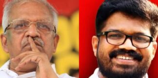 കെ കെ രാഗേഷിന് പിന്തുണയുമായി പി ജയരാജൻ