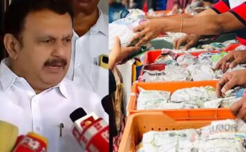 ആശുപത്രി പരിസരത്ത് ഡിവൈഎഫ്ഐ പൊതിച്ചോറ് നൽകുന്നതിനെതിരെ വീണ്ടും ആരോഗ്യ മന്ത്രി കെ മുരളീധരൻ