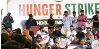 വാങ്ചുക്കിന്റെ അറസ്റ്റ് ; നിരാഹാര സമരം ആരംഭിച്ച് സി. ജെ. പി. സ്ഥാപകൻ അഭിജീത് ദീപ്കെ