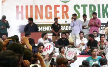വാങ്ചുക്കിന്റെ അറസ്റ്റ് ; നിരാഹാര സമരം ആരംഭിച്ച് സി. ജെ. പി. സ്ഥാപകൻ അഭിജീത് ദീപ്കെ