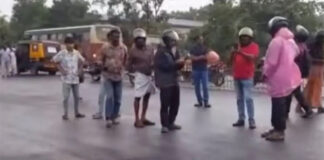 ചേർത്തലയിൽ നിർമ്മാണത്തിലിരിക്കുന്ന ദേശീയപാതയിൽ വൻ ഗർത്തം രൂപപ്പെട്ടു