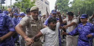 സി.ജെ.പി ‘ചലോ സംസദ്’ പാർലമെന്റ് മാർച്ചിനിടെ സംഘർഷം ; പോലീസും പ്രതിഷേധക്കാരും ഏറ്റുമുട്ടി
