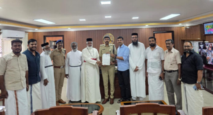 ഓപ്പറേഷൻ തൂഫാന് പിന്തുണയുമായി കെ.സി.സി ; ജില്ലാ പോലീസ് മേധാവിക്ക് കത്ത് കൈമാറി ഓപ്പറേഷൻ തൂഫാന് പിന്തുണയുമായി കെ.സി.സി ; ജില്ലാ പോലീസ് മേധാവിക്ക് കത്ത് കൈമാറി