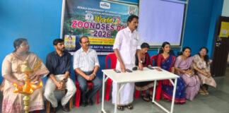 കെ.ജി.വി.ഒ.എ ലോക ജന്തുജന്യ രോഗ ദിനത്തില് കോന്നി കേന്ദ്രീയ വിദ്യാലയത്തില് ബോധവത്കരണ ക്ലാസ് നടത്തി