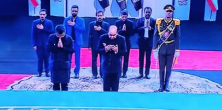 ഖമനേയിയുടെ സംസ്കാരചടങ്ങുകൾ ; ആദരാഞ്ജലികളർപ്പിച്ച് ഇന്ത്യൻ പ്രതിനിധി സംഘം