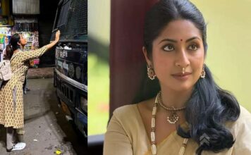 സിജെപി പ്രതിഷേധത്തിനിടെ പോലീസ് വാൻ തടയുന്ന ചിത്രം പുനരാവിഷ്കരിച്ച നടി നവ്യ നായര്ക്ക് നേരെ വ്യാപക വിമര്ശനം