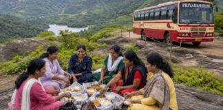 കേരളമെങ്ങും പ്രിയദര്ശിനി തരംഗം : അവധിയെടുത്ത് നാട് ചുറ്റാനിറങ്ങി സ്ത്രീകള്