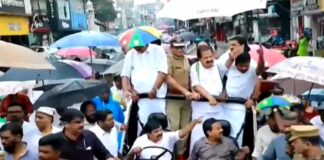 തൂഫാൻ ജാഗരൺ ബോധവത്കരണ റാലിയുമായി ആഭ്യന്തരമന്ത്രി രമേശ് ചെന്നിത്തല