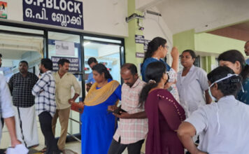 റാന്നി താലൂക്ക് ആശുപത്രിയിൽ കരാർ ജീവനക്കാരെ കൂട്ടത്തോടെ പിരിച്ചുവിടാൻ നീക്കം ; പ്രതിഷേധവുമായി ജീവനക്കാർ