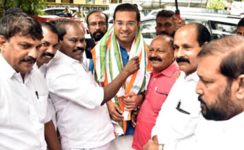 ഉന്നത വിദ്യാഭ്യാസ മന്ത്രി റോജി എം.ജോണിന് ഡി.സി.സി യില് സ്വീകരണം നല്കി
