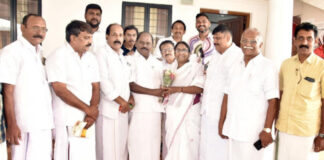 ഡെപ്യൂട്ടി സ്പീക്കര് അഡ്വ.ഷാനിമോള് ഉസ്മാന് ഡി.സി.സി സ്വീകരണം നല്കി