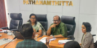 സംസ്ഥാന ബാലാവകാശ സംരക്ഷണ കമ്മീഷന് പത്തനംതിട്ട ജില്ലാതല സിറ്റിംഗില് 25 കേസുകള് തീര്പ്പാക്കി