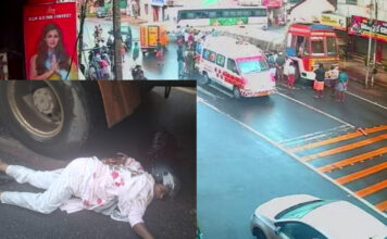 കുമ്പഴയില് വീണ്ടും വാഹനാപകടം : ചരക്ക് ലോറി സ്കൂട്ടറില് ഇടിച്ചു – വീട്ടമ്മയ്ക്ക് ദാരുണാന്ത്യം