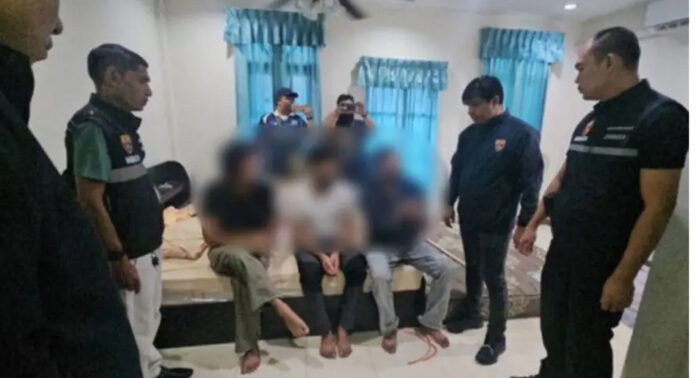 തായ്ലൻഡിൽ ഇന്ത്യക്കാരെ തട്ടിക്കൊണ്ടുപോയി ; അഞ്ച് ഇന്ത്യൻ പൗരന്മാർ അറസ്റ്റിൽ തായ്ലൻഡിൽ ഇന്ത്യക്കാരെ തട്ടിക്കൊണ്ടുപോയി ; അഞ്ച് ഇന്ത്യൻ പൗരന്മാർ അറസ്റ്റിൽ