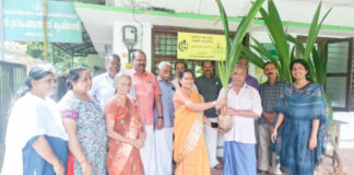 റാന്നി കൃഷിഭവന്റെ ആഭിമുഖ്യത്തിൽ തെങ്ങിൻ തൈകളുടെ വിതരണം നടത്തി