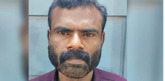 അമ്മയുടെ കഴുത്തിൽ കത്തിയമർത്തി കൈ പിടിച്ചുതിരിച്ച് ഒടിച്ചു ; മകൻ അറസ്റ്റിൽ