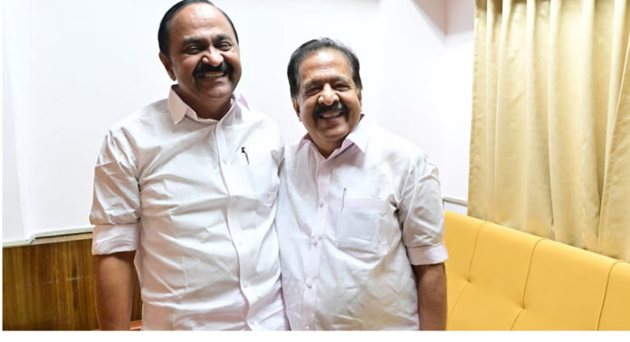 പുനർജനി കേസ് : വി.ഡി. സതീശന് വിജിലൻസിന്റെ ക്ലീൻചിറ്റ് ; കേസ് അവസാനിപ്പിച്ചതായി ചെന്നിത്തല പുനർജനി കേസ് : വി.ഡി. സതീശന് വിജിലൻസിന്റെ ക്ലീൻചിറ്റ് ; കേസ് അവസാനിപ്പിച്ചതായി ചെന്നിത്തല
