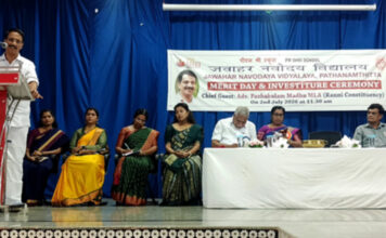 വെച്ചൂച്ചിറ നവോദയയിൽ മെരിറ്റ് ഡേയും ഇൻവെസ്റ്റിച്ചർ സെറിമണിയും ആഘോഷിച്ചു