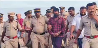 ഭാര്യയെ ചാക്കില് കെട്ടി പുഴയില് താഴ്ത്തിയ കേസിലെ പ്രതി ഹുസൈനുമായി പോലീസ് തെളിവെടുപ്പ് നടത്തി